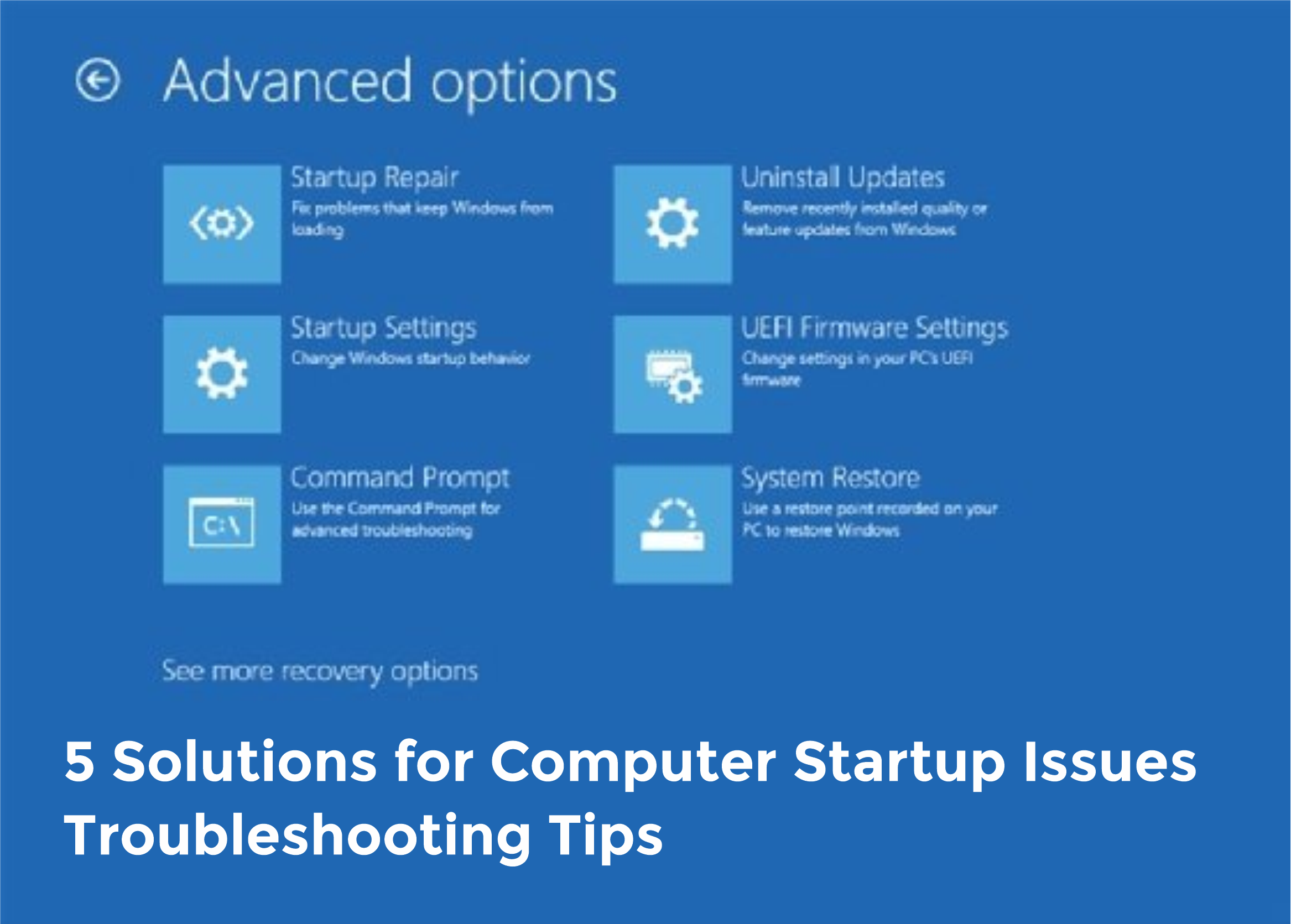 5 Solutions for Computer Startup Issues | Troubleshooting Tips